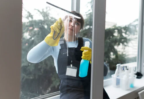 Nettoyage de vitres intérieures et extérieures à Soucy